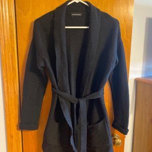 Valerie Stevens Black Wool Cardigan - medium